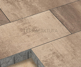 Тротуарная плитка Terrafaktura Урбан 600x300x80 мм Теплый песок
