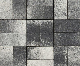 Брусчатка Выбор Прямоугольник Листопад 2.П.8 80 мм. Антрацит Гранит