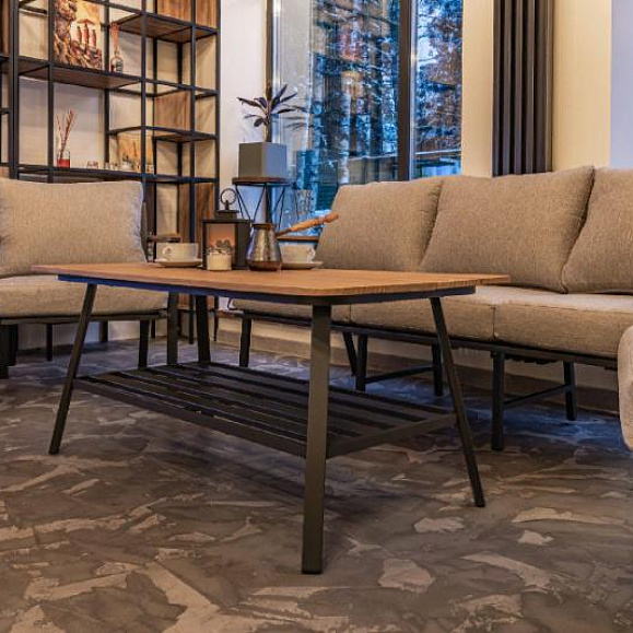 Лаунж-зона Oliver Royal Family алюминий, цвет антрацит фото 6