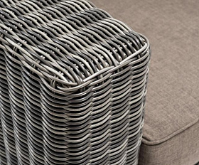 Кресло Боно 4SIS из искусственного ротанга, цвет графит