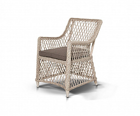 Плетеное кресло Латте 4SIS из искусственного ротанга, цвет бежевый