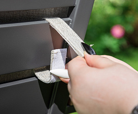 Обеденное кресло Oscar Royal Family из алюминия с подлокотниками из поливуда