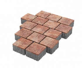 Тротуарная плитка Stellard Квадрат 150x150x80 мм Санрайз