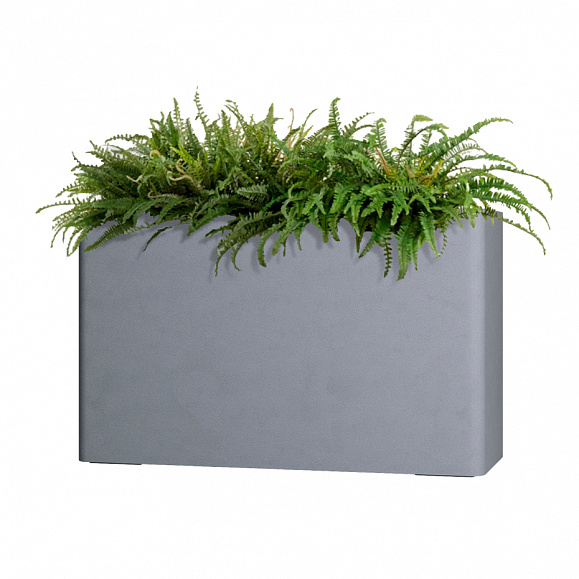 Кашпо TERRAFAKTURA Флора 90x35xH55 Арктик Грей фото 1