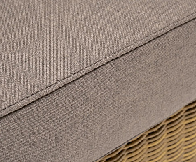 Кресло Боно 4SIS из искусственного ротанга, цвет соломенный