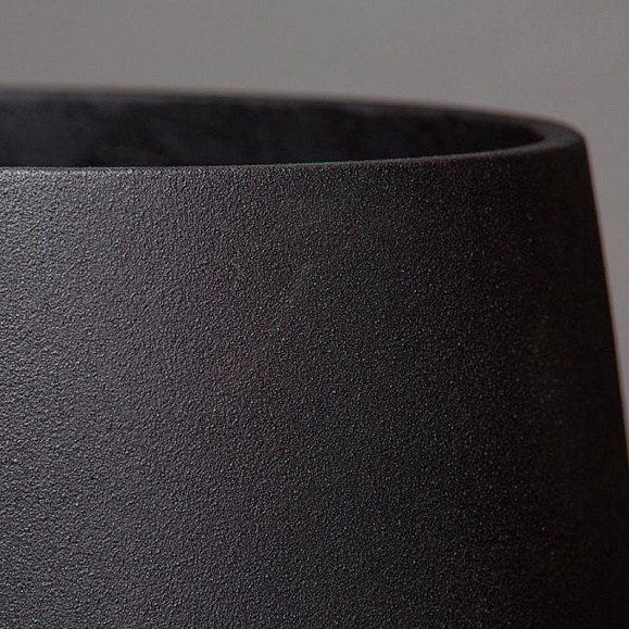Кашпо Concretika Боул D52 H29 Неро фото 2
