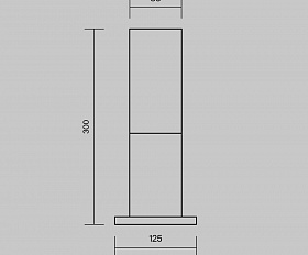 Ландшафтный светильник Willis Maytoni O418FL-01GR цвет Серый