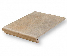 Клинкерная ступень флорентинер Stroeher Keraplatte Aera T 721 roule, 340х294х12 мм