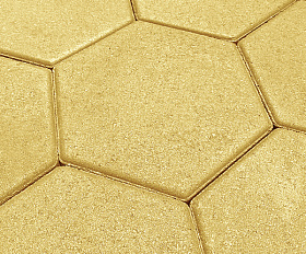 Тротуарная плитка Выбор Соты - Б.3.Ш.6 60 мм Стандарт Желтый