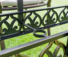 Обеденный комплект Wilhelm Royal Family из алюминия на 8 персон