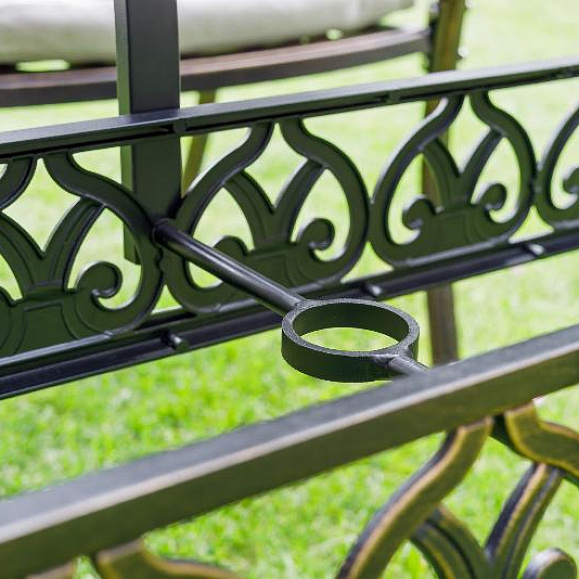 Обеденный комплект Wilhelm Royal Family из алюминия на 8 персон фото 7