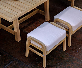 Диванная группа из акации RIMINI со столом 150 см L Joygarden