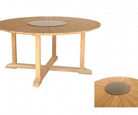 Комплект обеденной мебели Circus- Lerum 6R Brafritid набор натуральный, тик