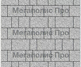 Тротуарная плитка Выбор Старый город А.1.Фсм.4 40 мм. Стоунмикс Бело-черный