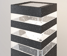 Ландшафтный светильник Unter den Linden Maytoni O578FL-01B цвет Черный