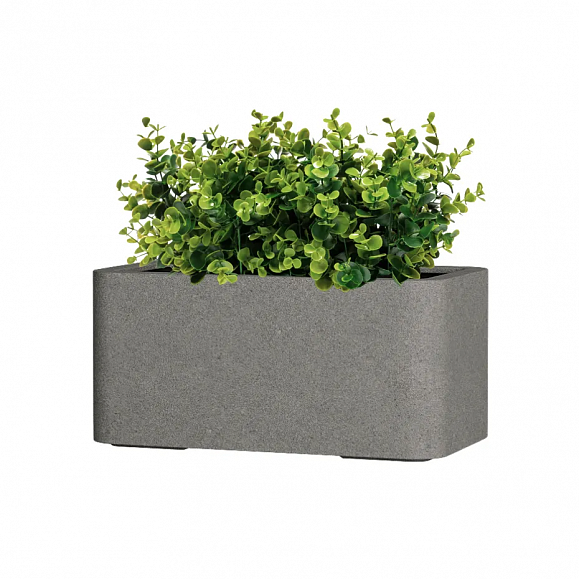 Кашпо TERRAFAKTURA Балконера 40x22x18 Cool grey фото 2