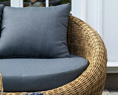 Лаунж-Зона Барселона 4SIS из искусственного ротанга, цвет соломенный