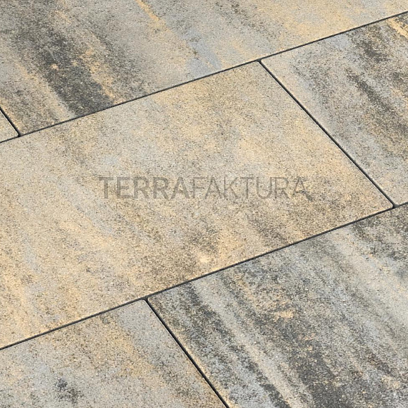 Тротуарная плитка Terrafaktura Урбан 600x300x80 мм Теплый сланец фото 2