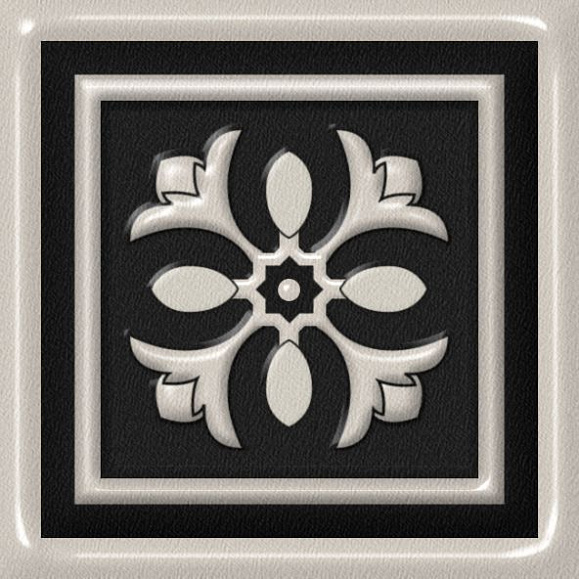 Керамогранитная плитка Estima Декоративная вставка Venezia Grey 5,8x5,8 неполированный фото 1