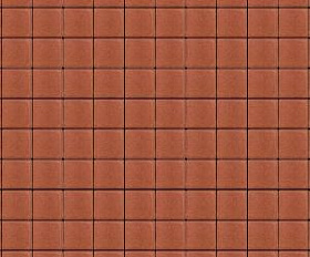 Тротуарная плитка Braer ЛУВР Квадрат 100х100х60 мм Красный