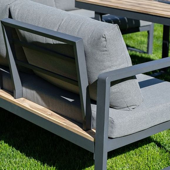 Набор для лаунж зоны из алюминия TOPA с обеденным столом Joygarden фото 7