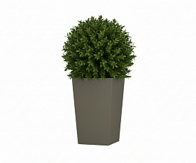 Кашпо Concretika Коник 40x40x70 Грине 7006