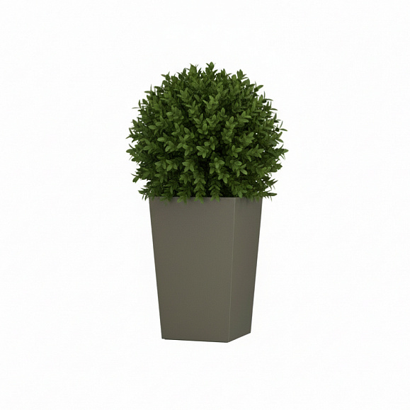 Кашпо Concretika Коник 40x40x70 Грине 7006 фото 2