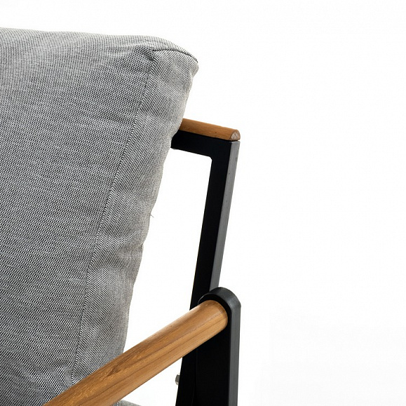 Диван из алюминия MAYA 2-х местный темный графит Joygarden фото 5