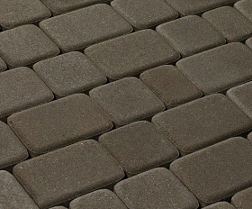 Тротуарная плитка 342 механический завод Классика 60 мм Темно-серый