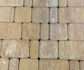 Тротуарная плитка Фабрика Готика Классика 180х120х60, 120х120х60, 120х60х60 мм Терракота