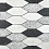 Тротуарная плитка Выбор Скошенный шестиугольник Б.1.ШГ.6 60 мм Белый