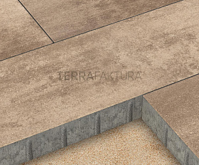 Тротуарная плитка Terrafaktura Лонго 900x300x80 мм Теплый песок