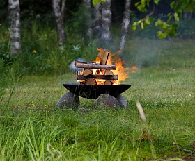 Костровая чаша чугунная Concretika Premium A60, толщина 6 мм