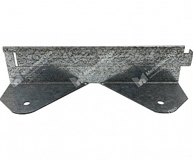 Металлический бордюр из оцинкованной стали (толщина стали 1,5 мм x2) h50, L1200, b70