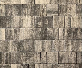 Тротуарная плитка 342 Механический завод Новый Город ColorMix 60мм Арктика