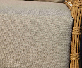 Лаунж-Зона Валенсия 4SIS из искусственного ротанга, цвет соломенный