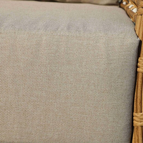 Лаунж-Зона Валенсия 4SIS из искусственного ротанга, цвет соломенный фото 2