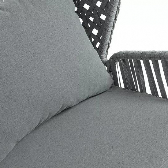 Подвесное кресло Капри 4SIS из искусственного ротанга, цвет серый фото 5