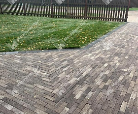 Тротуарная плитка Выбор Паркет Б.4.П.6 Листопад Гранит Хаски