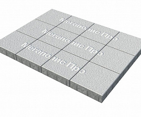 Тротуарные плиты Выбор Квадрум В.1.К.10 300х300х100 мм Гранит Белый