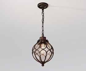 Подвесной светильник Via Maytoni O024PL-01G цвет Золото Антик