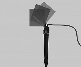 Ландшафтный светильник Ares Maytoni O309FL-L8B3K цвет Черный