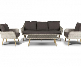 Лаунж-зона Прованс 4SIS плетеная из искусственного ротанга, цвет бежевый