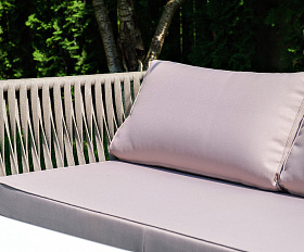 Касабланка лаунж-зона плетеная из роупа 4-местная, цвет серо-коричневый