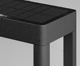 Ландшафтный светильник Pir Maytoni OSL456FL-L2GF3K цвет Графит