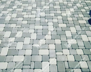 Тротуарная плитка Braer Классико ColorMix 60 мм Туман