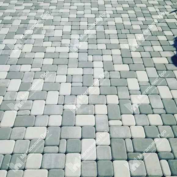 Тротуарная плитка Braer Классико ColorMix 60 мм Туман фото 4