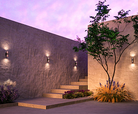 Настенный светильник (бра) Bowery Maytoni O582WL-02BS цвет Латунь