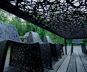 Стол Vitgarden Mirage Table 260 из базальта, цвет черный