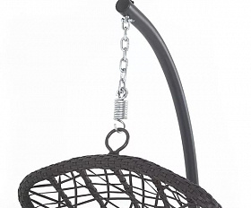 Подвесное кресло Виши 4SIS из искусственного ротанга, цвет коричневый